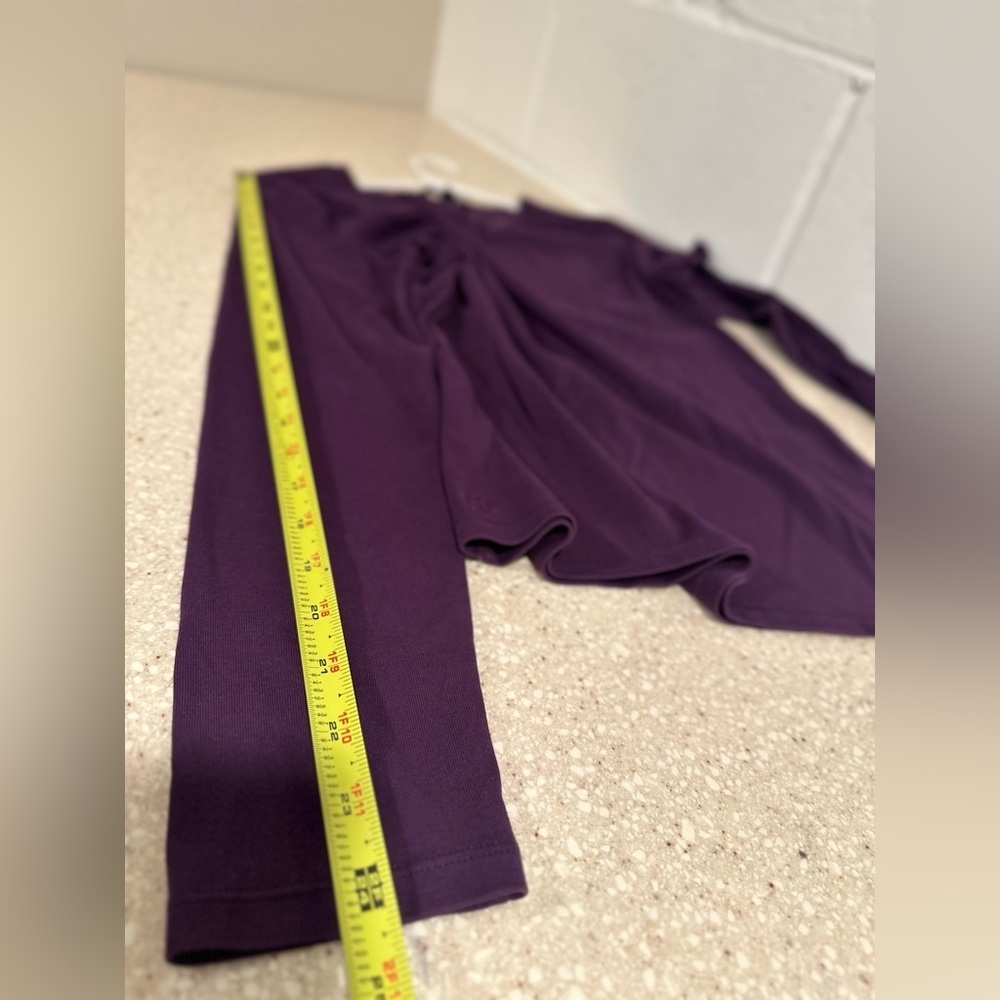 FREE* Lauren Ralph Lauren Purple Long Sleeve Top 93%Cotton Signature Corner L - Picture 11 of 16